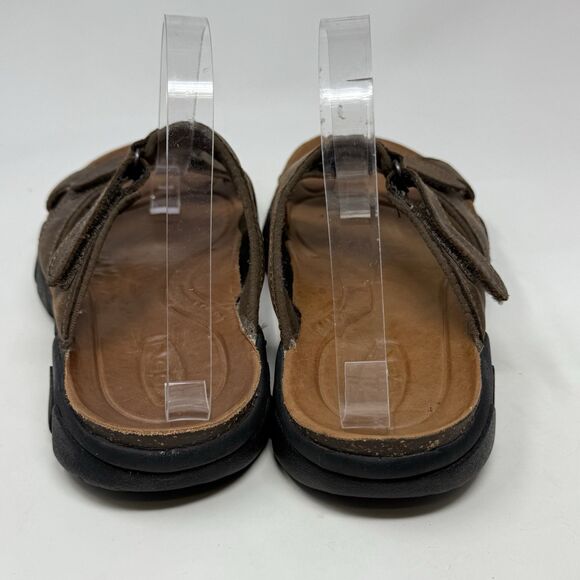Keen Sarasota Sandals Womens 9 Brown Leather Hiking Trail Open Toe Slides - Picture 10 of 15